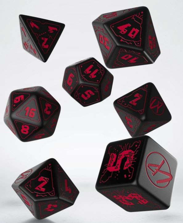 Cyberpunk : Role Playing Game - Dice Set (Set of 7)